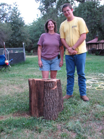 Becky and nephew Drew