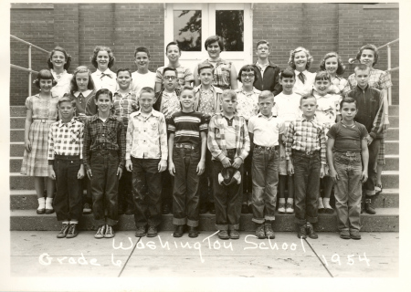 My Washington Elementry 6th Grade Class - 1954