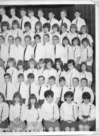 Brenan 8th grd. '67 other half of photo
