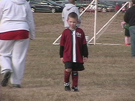MY OLDEST GRANDSON PLAYING SOCCER