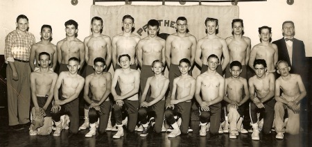 Flood Wrestling team, 1957 (The Panthers)