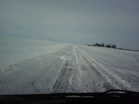 County road north of the Pettibone I-94 exit