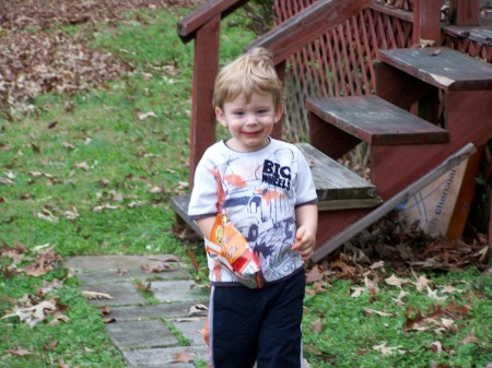 playing at Nana's