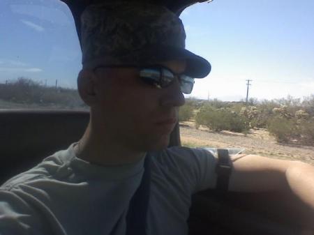 Lonnie at Davis Monthan in AZ