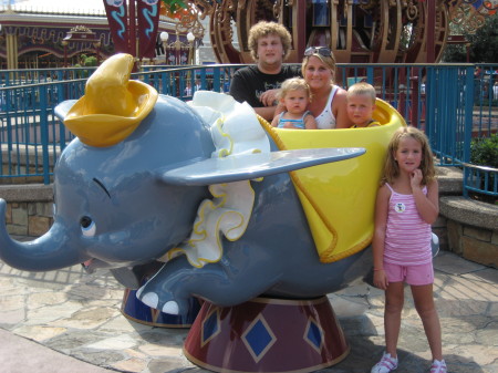 My 5 kids, Disney 2008