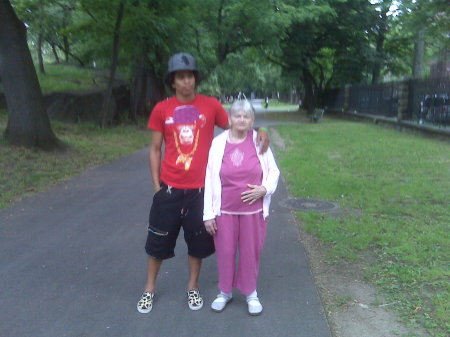 My Mother with my 21 year old son-Shaun Gelpi