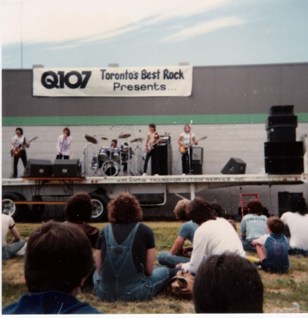 PROMO GIG FOR Q107 1981. THE NEW HOMEGROWN CD