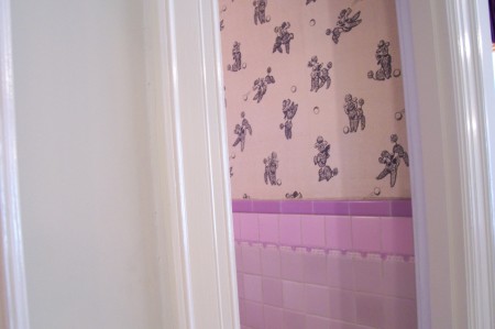 Purple Poodle bathroom