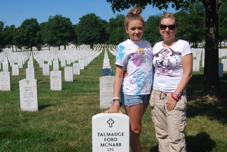 Dad's grade at Arlington National Cemetery