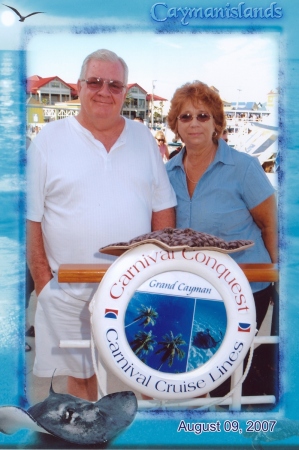 My wife Judy & I on our cruise