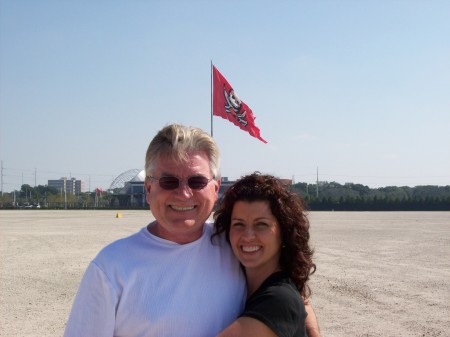 Bill and Tina at Buc's Game 2007