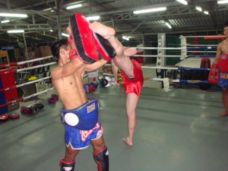 Muay Thai work out