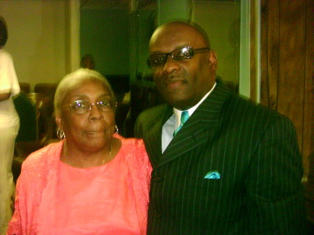 My mom and my Brother Elder David Harmon