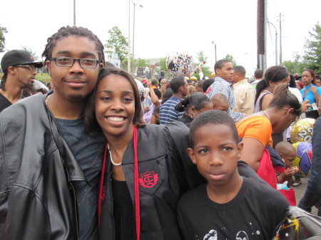 kelven, his sister Ashley and his cous Amir