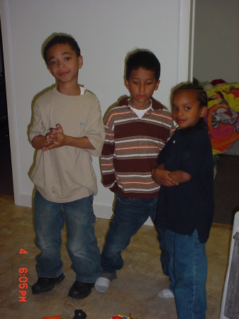 My three sons,"Grandson's that is"