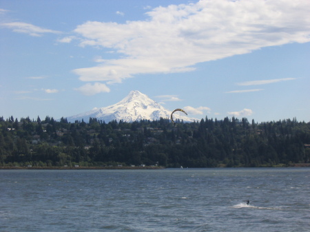 Windsurfing on the Columbia River