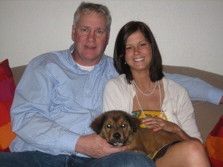 Dave and Caitlin with Kobe