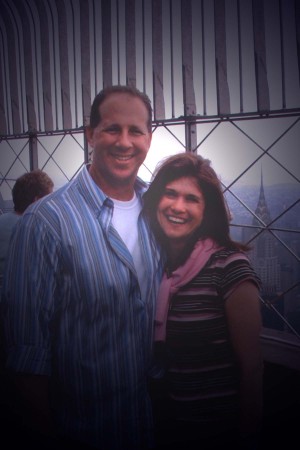 Rick and I at the Empire State Building in NY