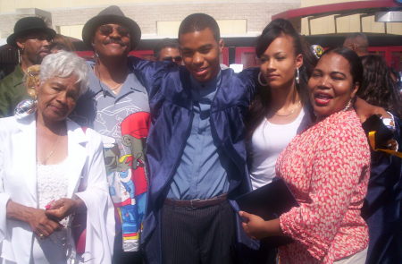 Jeroyd Jr's Graduation cerimony