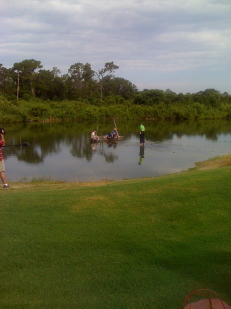 Filming Tiger for EA's "walk on water" viral