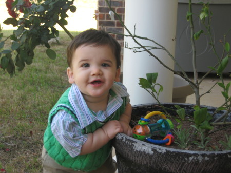 Tristan James: my grandson.