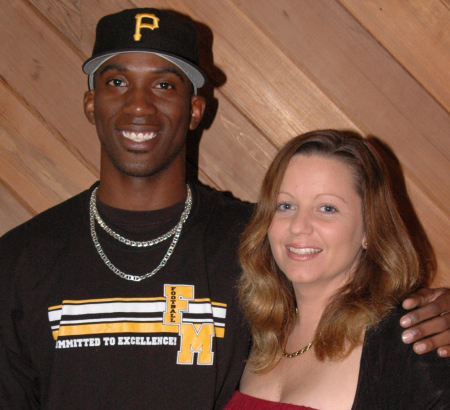 With Pitts Pirate Ball Player Andrew