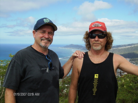 Me and Jerry O. on Koko Head