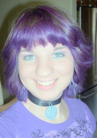 Violet's purple tips - June 2009