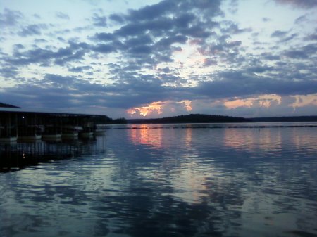 Sunset from the Tiki Bar