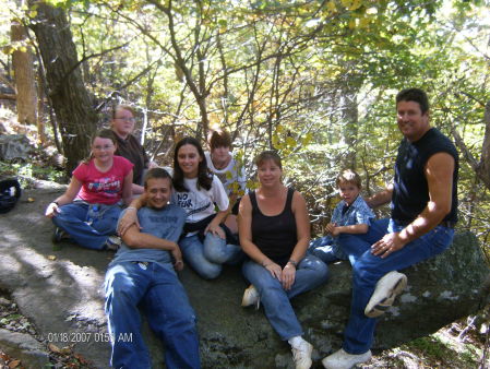 family hiking