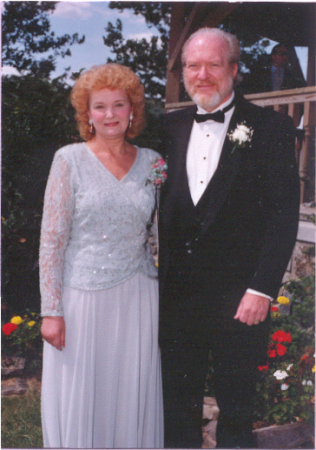 Nadine and me at her Son's wedding in 1995