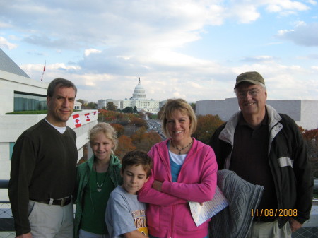 Susie's Family & John in Washington D.C.