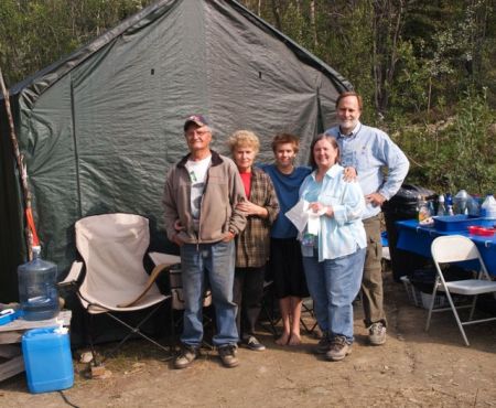 Camping in the Yukon Bush