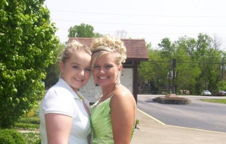 Katie and Kelsey, Prom 2008