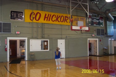 Gym where they filmed "Hoosiers"