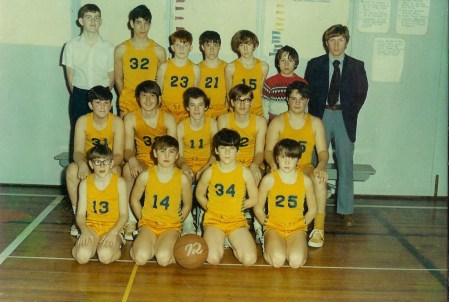 Intramural Basketball Team 1972