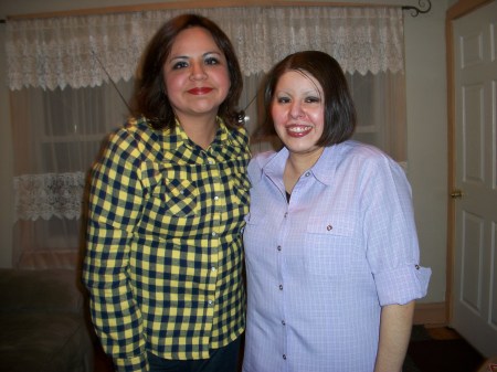 Gaby & me before we go out partying!