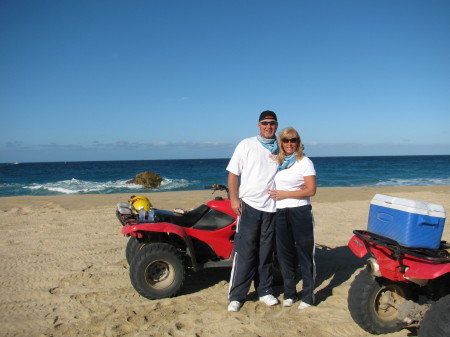 Mary and I ATV adventure in Cabo 2009