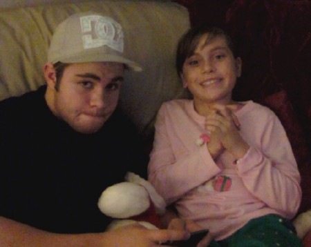 Justin (youngest son) and Hayley(granddaughter