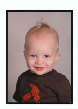Leo's 1st baby school picture, October, 2009
