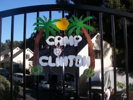 camp climton sign