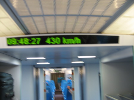 Fast train to/from the Shanghi Airport