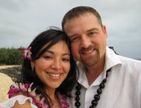 My Son, Justin and wife, Anabella Hawaii 12/09