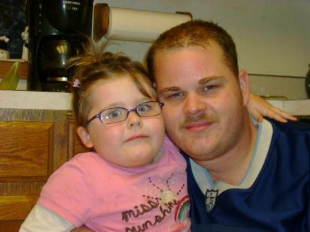 WADE AND MY GRANDAUGHTER KACI