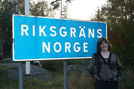 Me at the border of Sweden & Norway