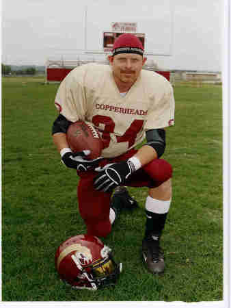 me playing on a semi pro football team
