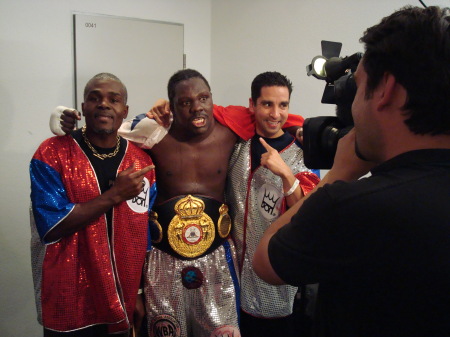 Dudley and Guillermo Jones with his new Belt!