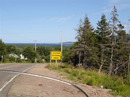 sexuallt explicit Nova Scotia road sign (lol)