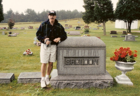 Jack Sheldon at Bosworth Cemetery 2000