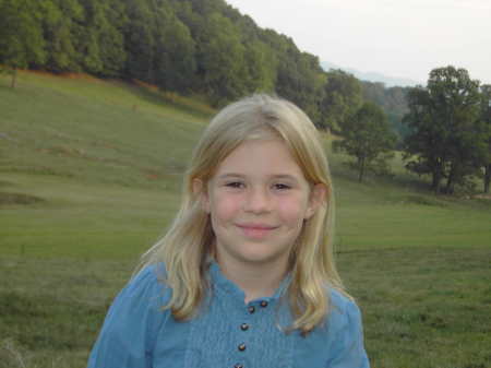 Carolyn on the farm in Tennessee